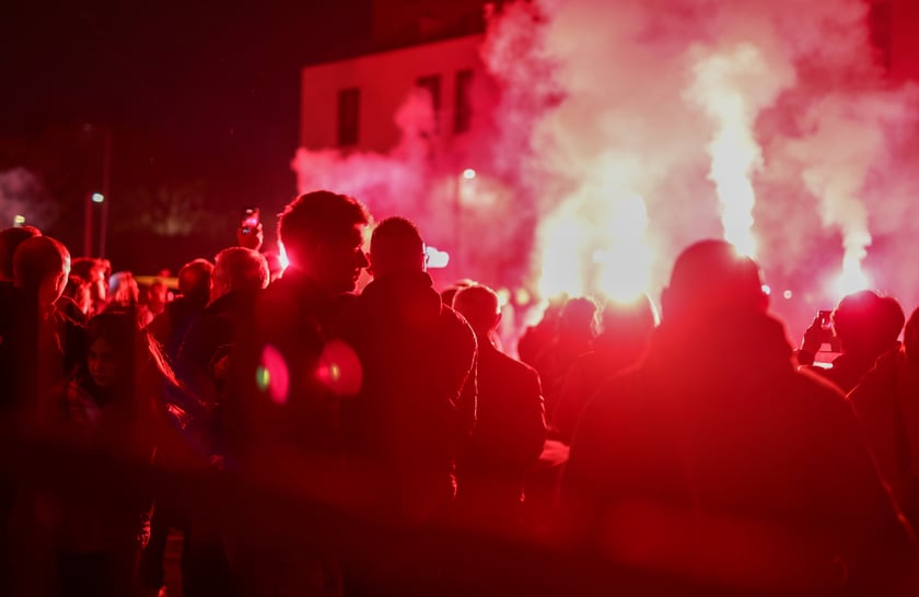 Pożegnanie trenera Jacka Magiery we Wrocławiu