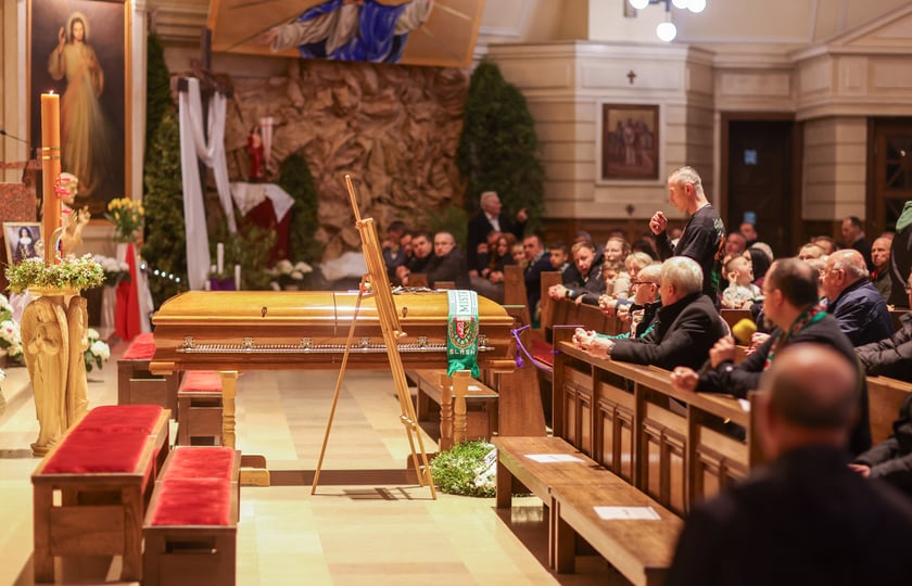 Pożegnanie trenera Jacka Magiery we Wrocławiu