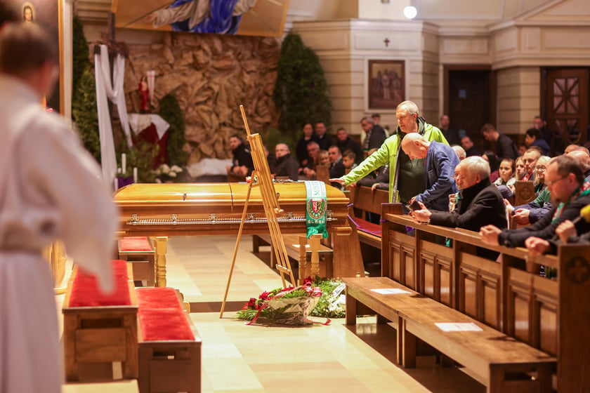 Pożegnanie trenera Jacka Magiery we Wrocławiu