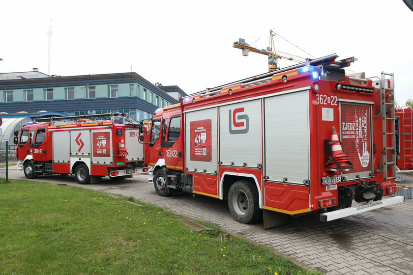 Akcja służb przy ul. Gazowej 2a i na SOR przy ul. Borowskiej po wykryciu niebezpiecznej substancji