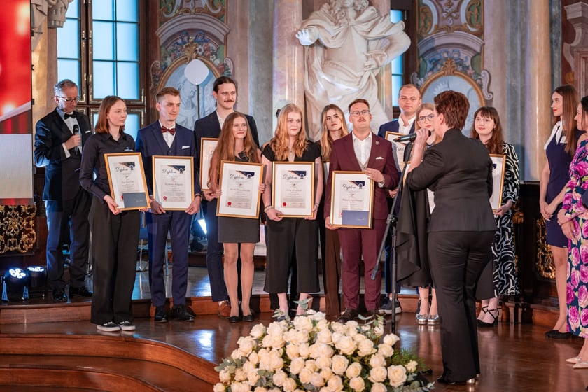Uroczysta gala "Młode talenty" w Auli Leopoldyńskiej we Wrocławiu