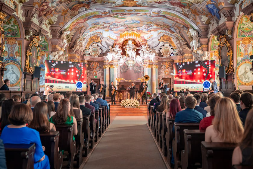 Uroczysta gala "Młode talenty" w Auli Leopoldyńskiej we Wrocławiu