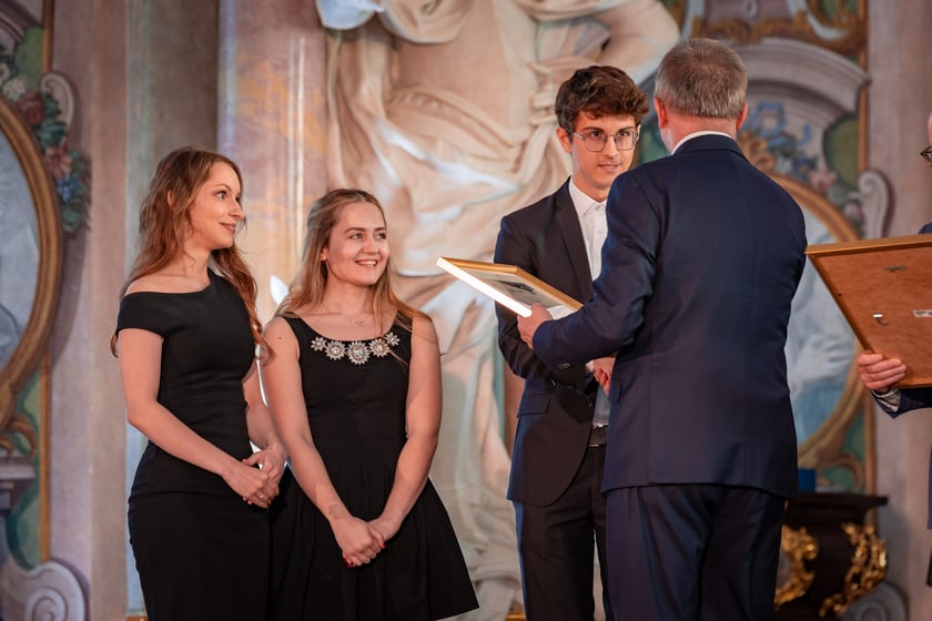Uroczysta gala "Młode talenty" w Auli Leopoldyńskiej we Wrocławiu