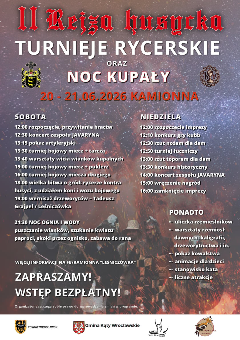 Program wydarzenia