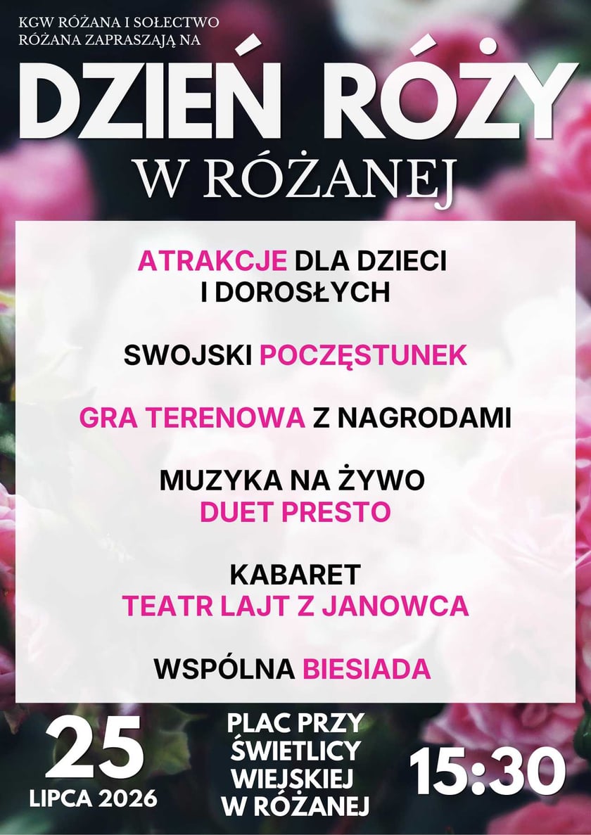 Program wydarzenia