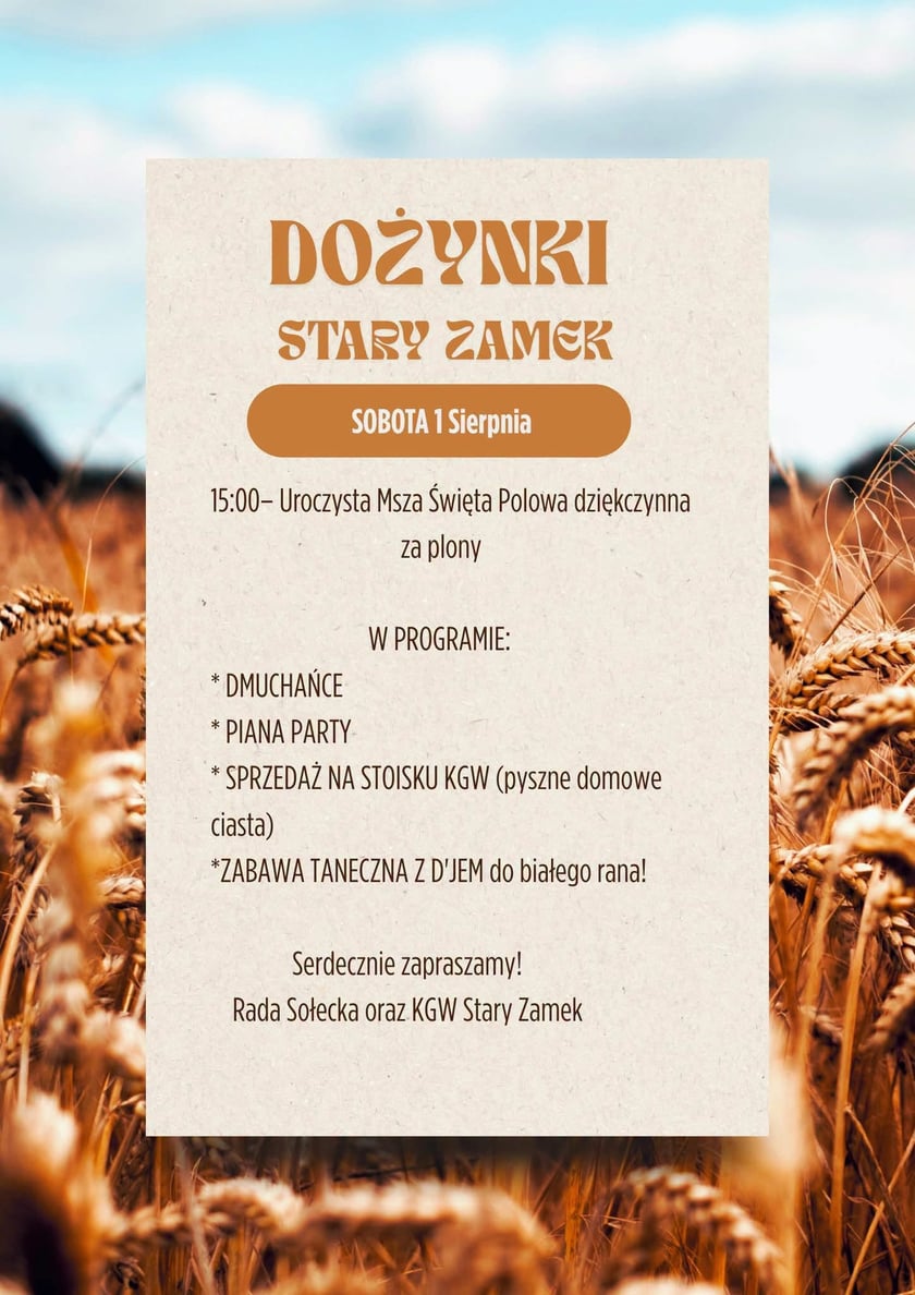 Program wydarzenia