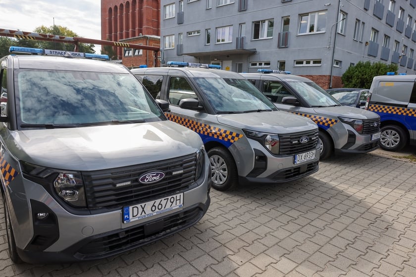 Prezentacja nowych pojazdów i specjalistycznego sprzętu Straży Miejskiej Wrocławia.