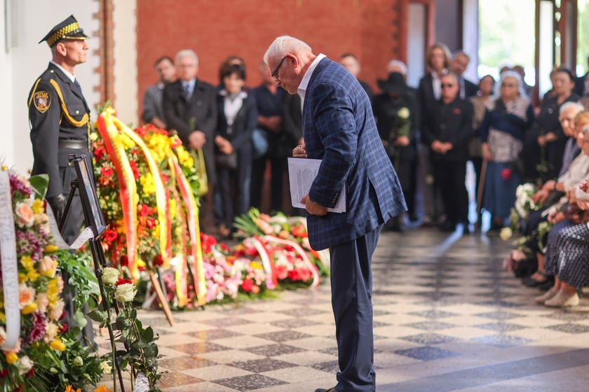 Pogrzeb Stanisława Szelca na Cmentarzu Grabiszyńskim we Wrocławiu