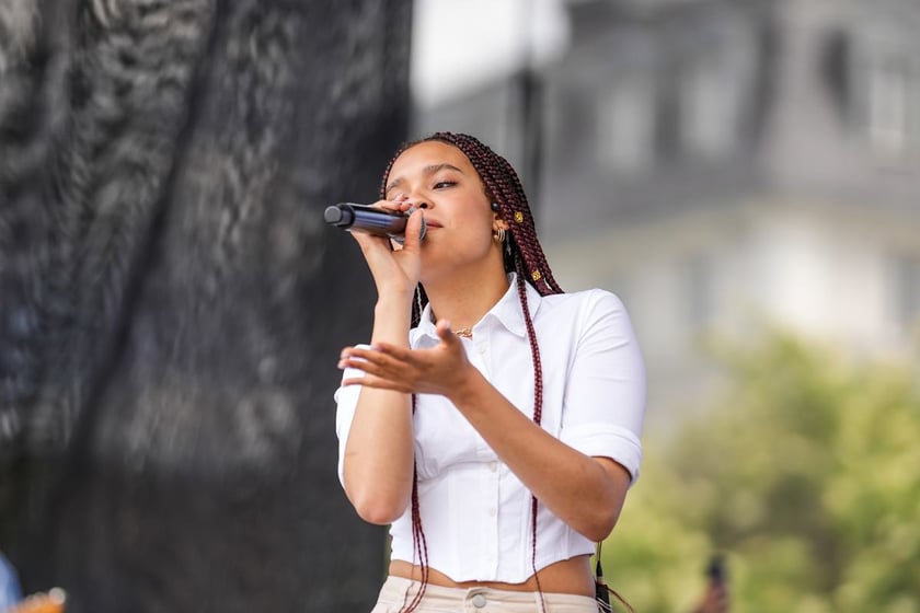 Sara James Wrocław, koncert na placu Wolności w Rok Dobrych Relacji