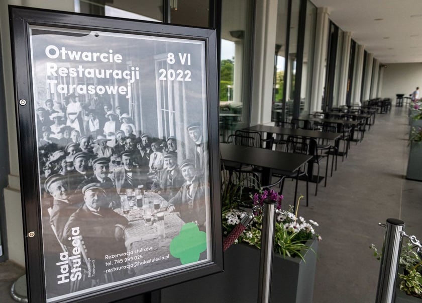 Restauracja Tarasowa otwarta zostanie 8 czerwca 2022