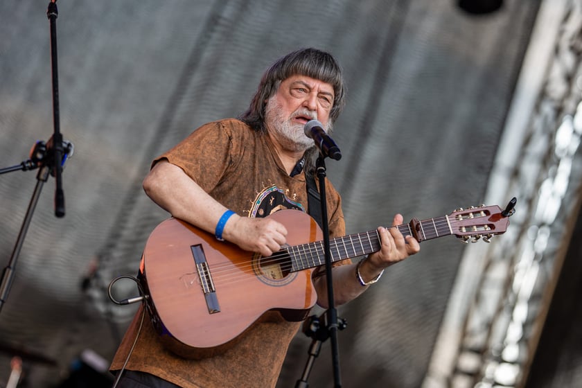 Koncert ?Hej szable w dłoń!? poświęcony Andrzejowi Waligórskiemu na Rynku we Wrocławiu, 26.06.2022 r.