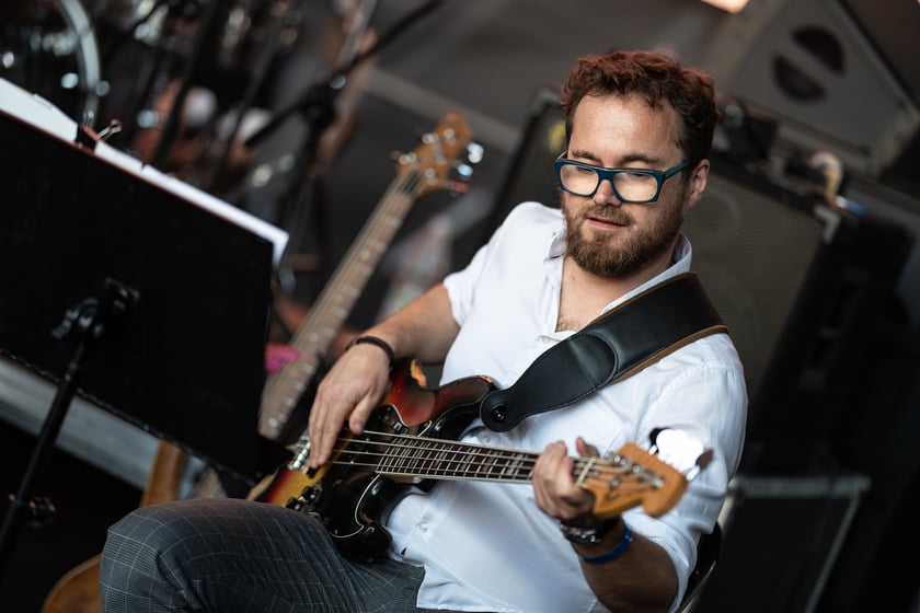 Koncert ?Hej szable w dłoń!? poświęcony Andrzejowi Waligórskiemu na Rynku we Wrocławiu, 26.06.2022 r.