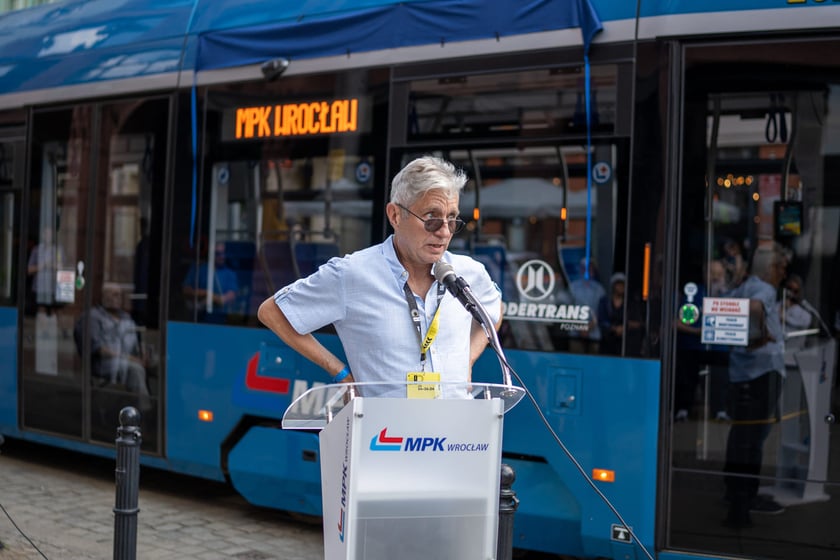 Wrocław pamięta o Andrzeju Waligórskim: tramwaj jego imienia i  wrocławski krasnal, 26.06.2022 r.