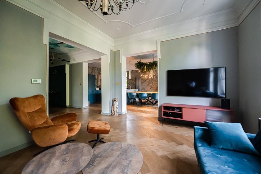 Apartament w willi przy ul. Krzyckiej. Cena: 3 199 000 zł. Powierzchnia: 184 m2