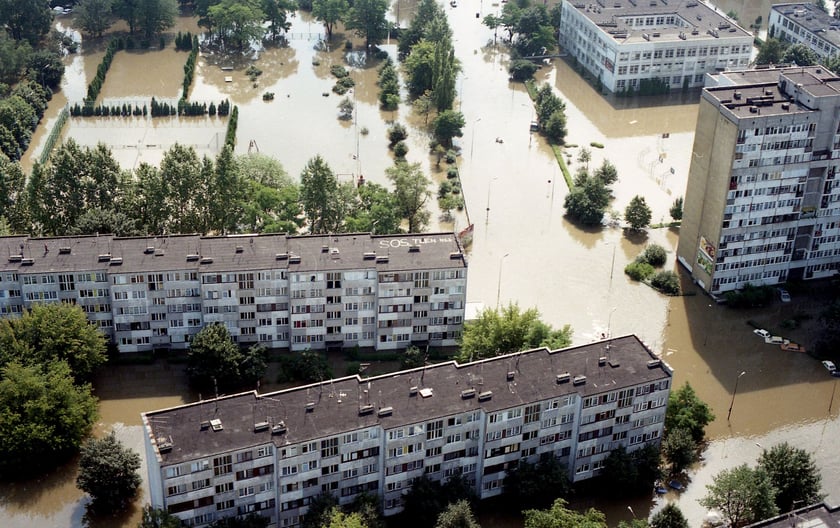 osiedle Szczepin, Wrocław, powódź 1997