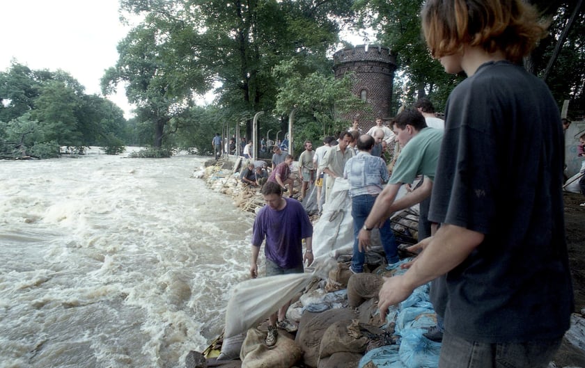 Jaz Szczytnicki, Wrocław, powódź 1997