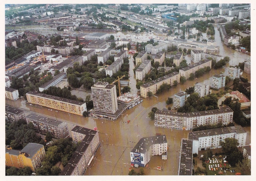 plac Legionów, Wrocław, powódź 1997