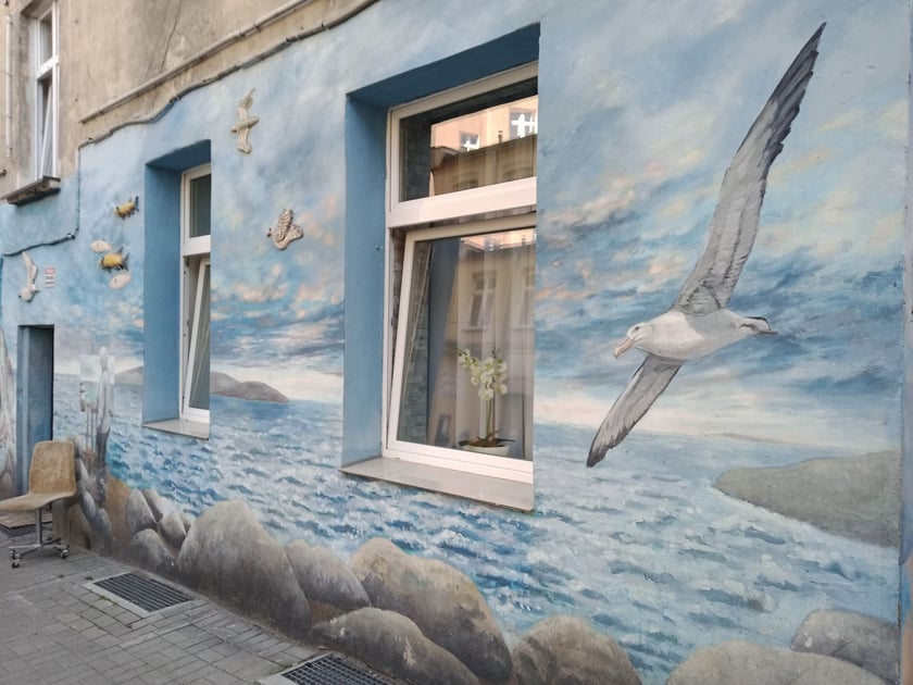 Kolorowe podwórka przy ul. Roosevelta we Wrocławiu przyciągają i turystów, i wrocławian. Murale na Nadodrzu zachwycają!