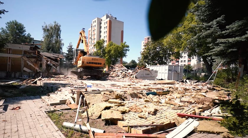 W miejscu wyburzanego przedszkola przy al. Hallera powstanie większy i nowocześniejszy obiekt