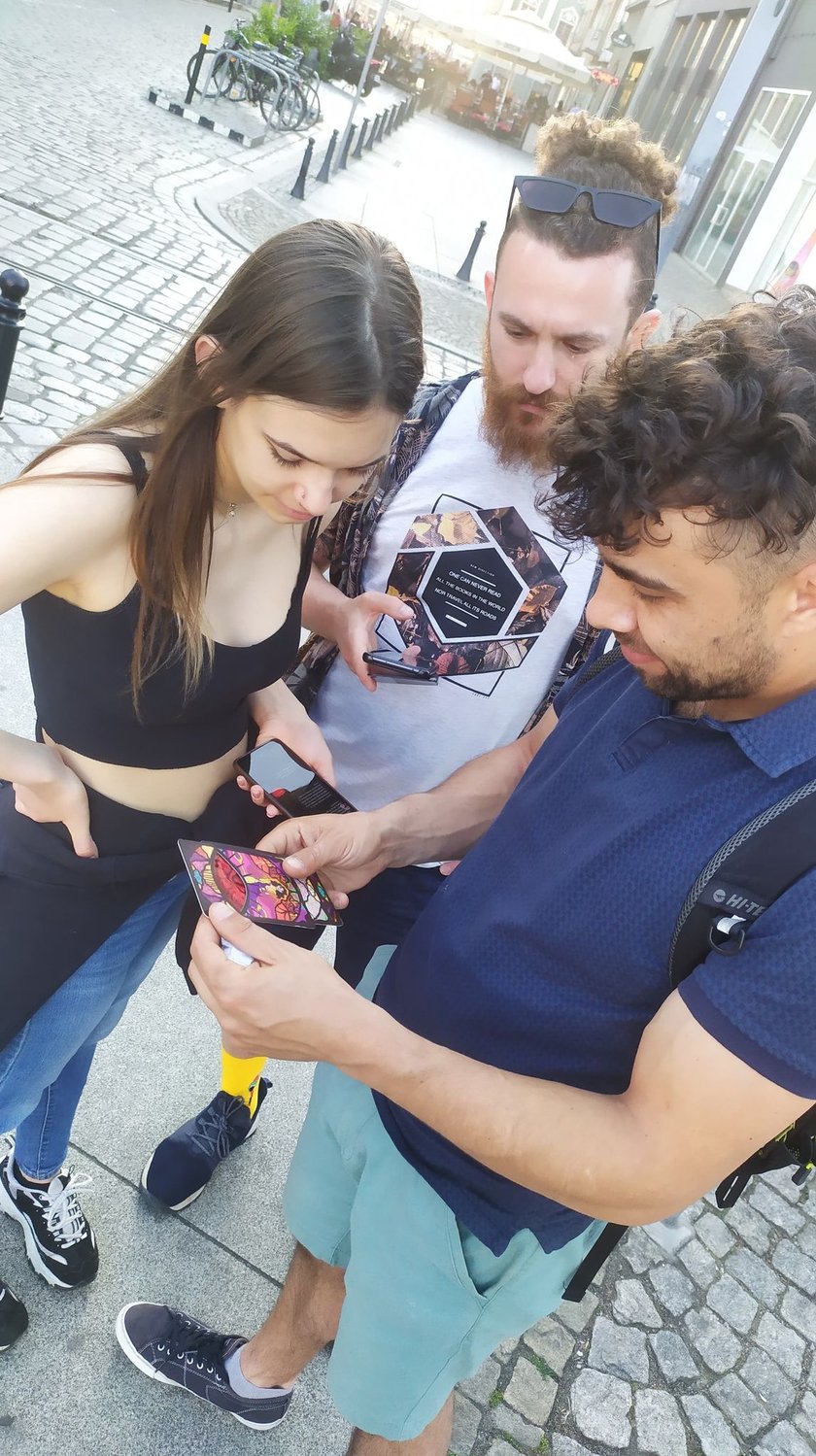 Zdjęcia z testów nowej gry miejskiej Moonstreet