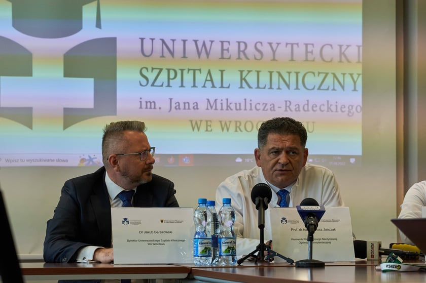 Konferencja z okazji pionierskiego zabiegu w USK we Wrocławiu
