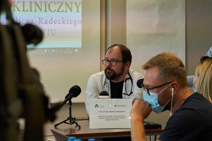 Konferencja z okazji pionierskiego zabiegu w USK we Wrocławiu