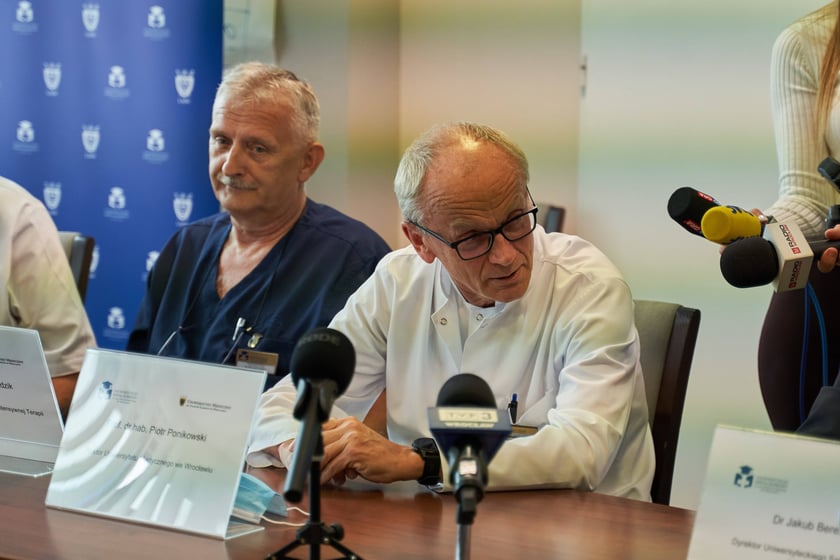 Konferencja z okazji pionierskiego zabiegu w USK we Wrocławiu