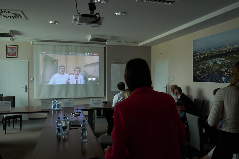 Konferencja z okazji pionierskiego zabiegu w USK we Wrocławiu