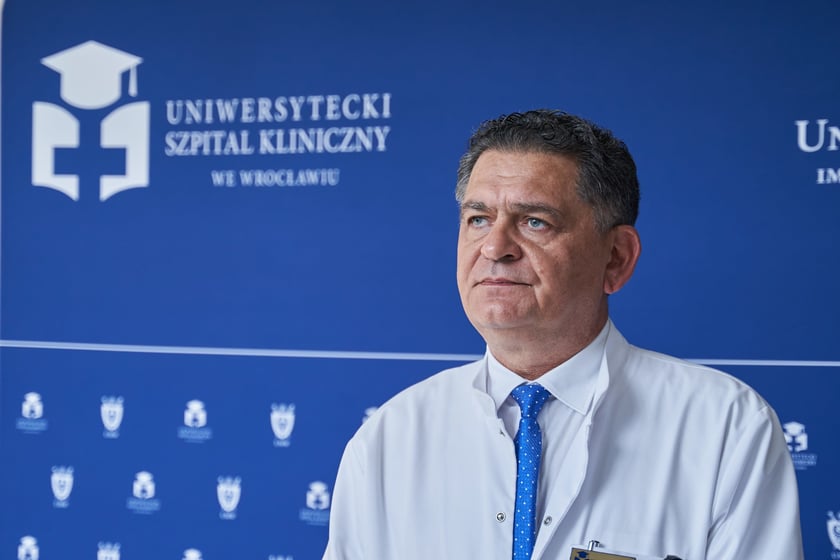 Konferencja z okazji pionierskiego zabiegu w USK we Wrocławiu