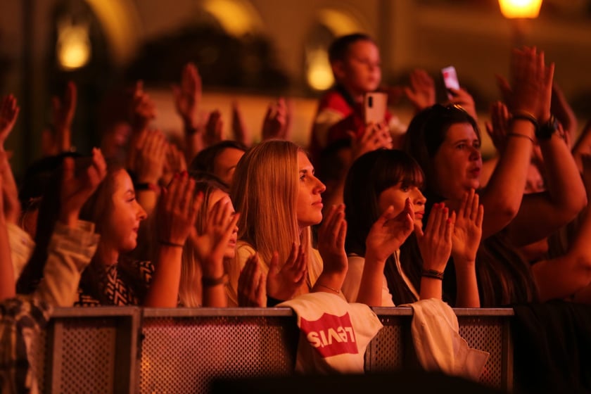 Koncert Kamila Bednarka na wrocławskim Rynku - 9 września 2022 r.