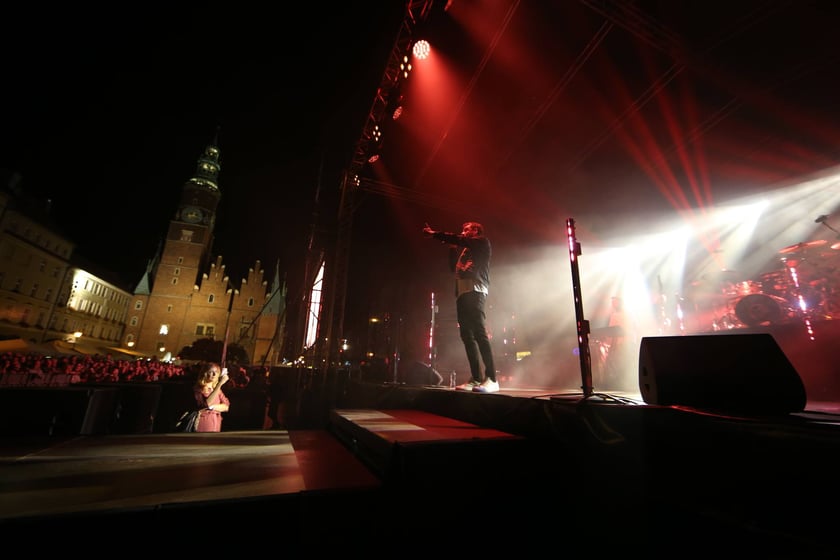 Koncert Kamila Bednarka na wrocławskim Rynku - 9 września 2022 r.