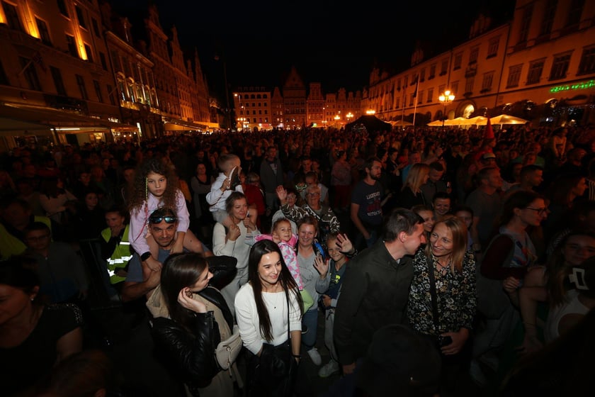 Koncert Kamila Bednarka na wrocławskim Rynku - 9 września 2022 r.