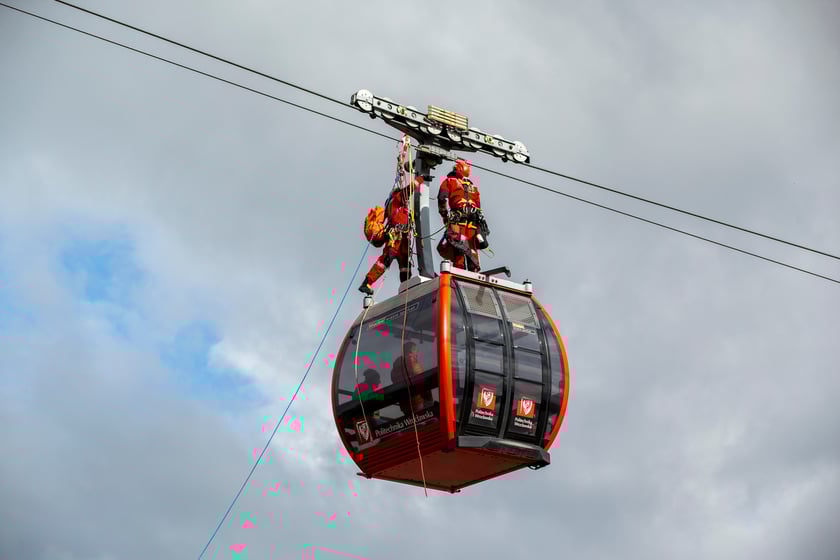 Ćwiczenia straży pożarnej we Wrocławiu ODRA 2022