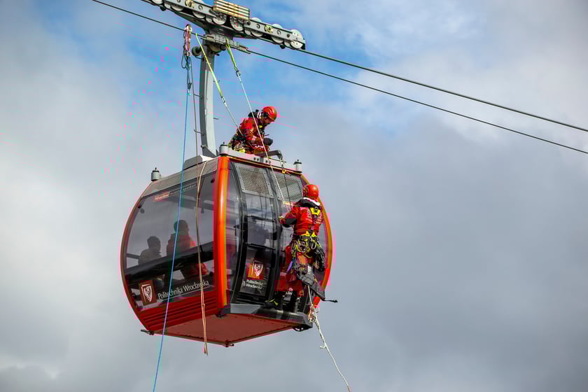 Ćwiczenia straży pożarnej we Wrocławiu ODRA 2022