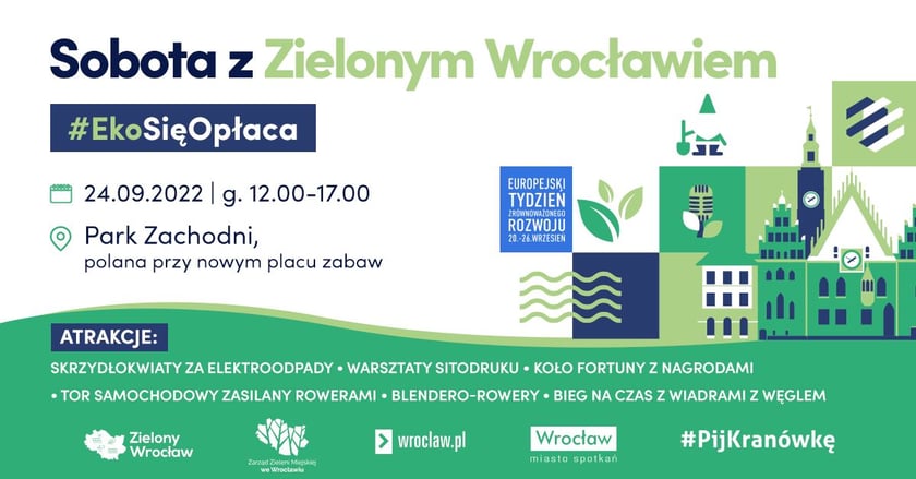 Sobota z Zielonym Wrocławiem w parku Zachodnim