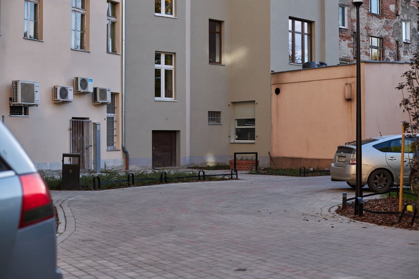 Podwórko na Nadodrzu po remoncie