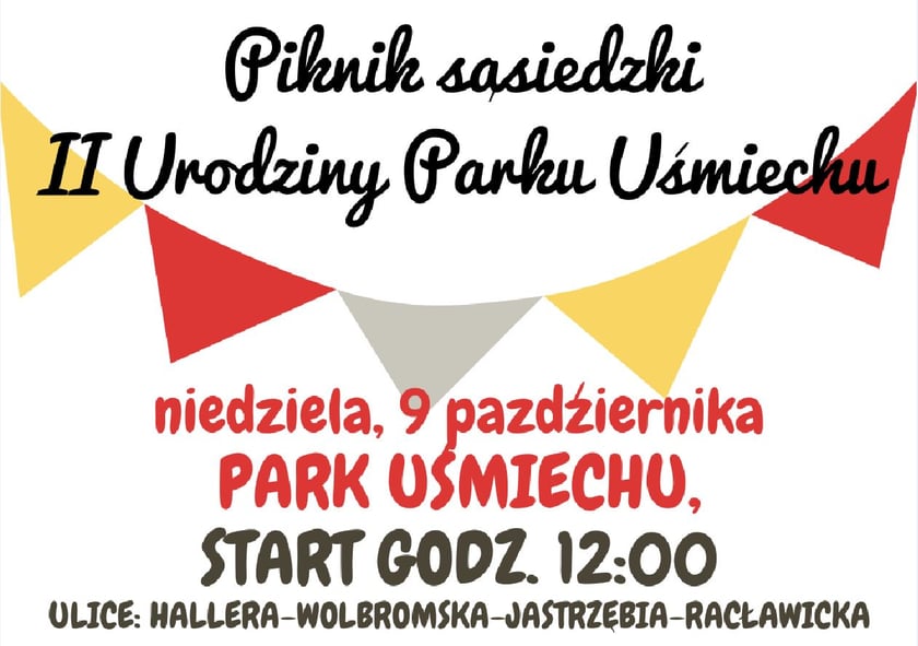 piknik w parku Uśmiechu