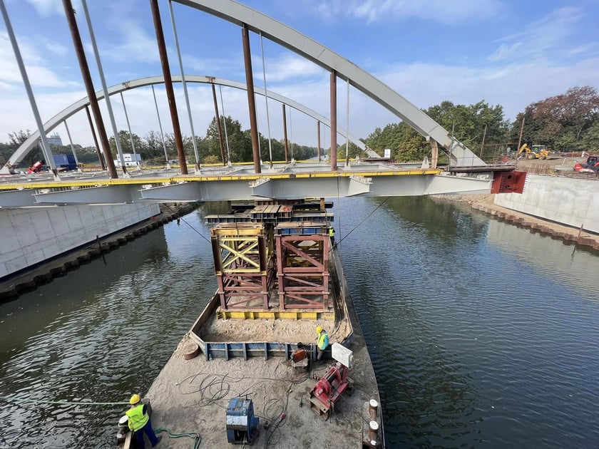 Most Chrobrego w piątek, 14 października