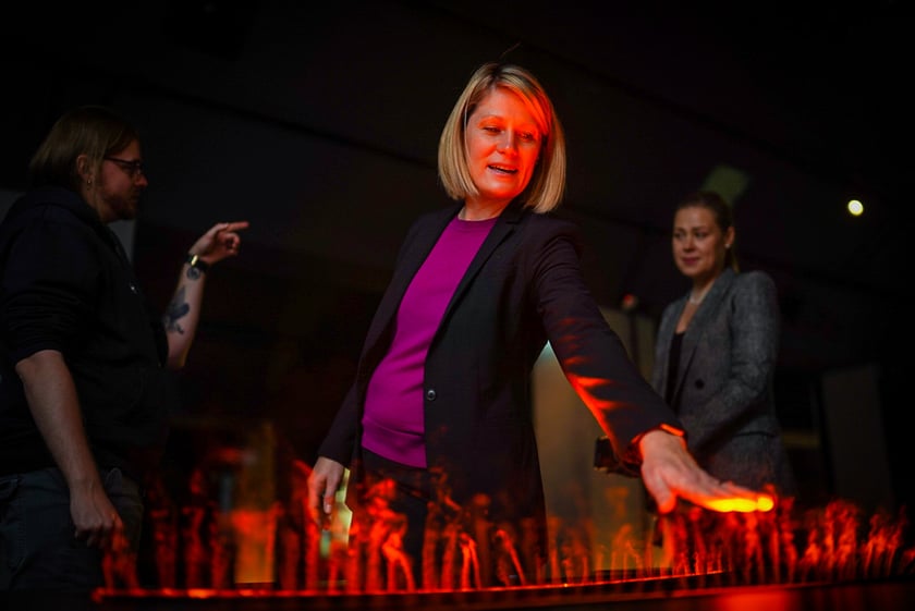 Konsul generalna USA podczas wizyty we Wrocławiu