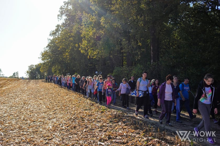 Uczestnicy Pieszej Pielgrzymki Wrocławskiej