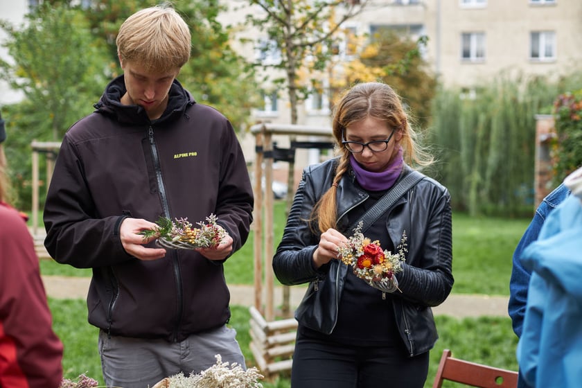 Projekt Grow Green. Warsztaty ogrodnicze, florystyczne, zabawy dla dzieci na osiedlu Ołbin