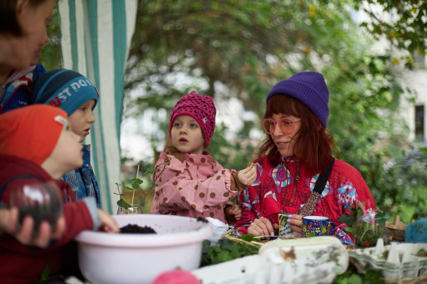 Projekt Grow Green. Warsztaty ogrodnicze, florystyczne, zabawy dla dzieci na osiedlu Ołbin