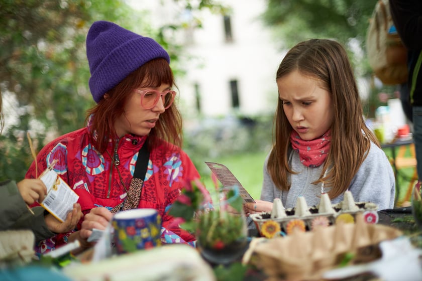 Projekt Grow Green. Warsztaty ogrodnicze, florystyczne, zabawy dla dzieci na osiedlu Ołbin