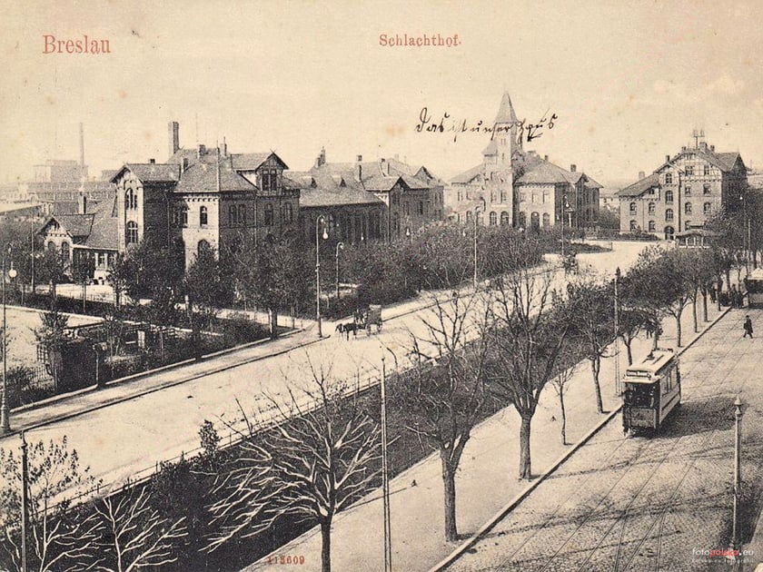 Ulica Legnicka w czasach Breslau