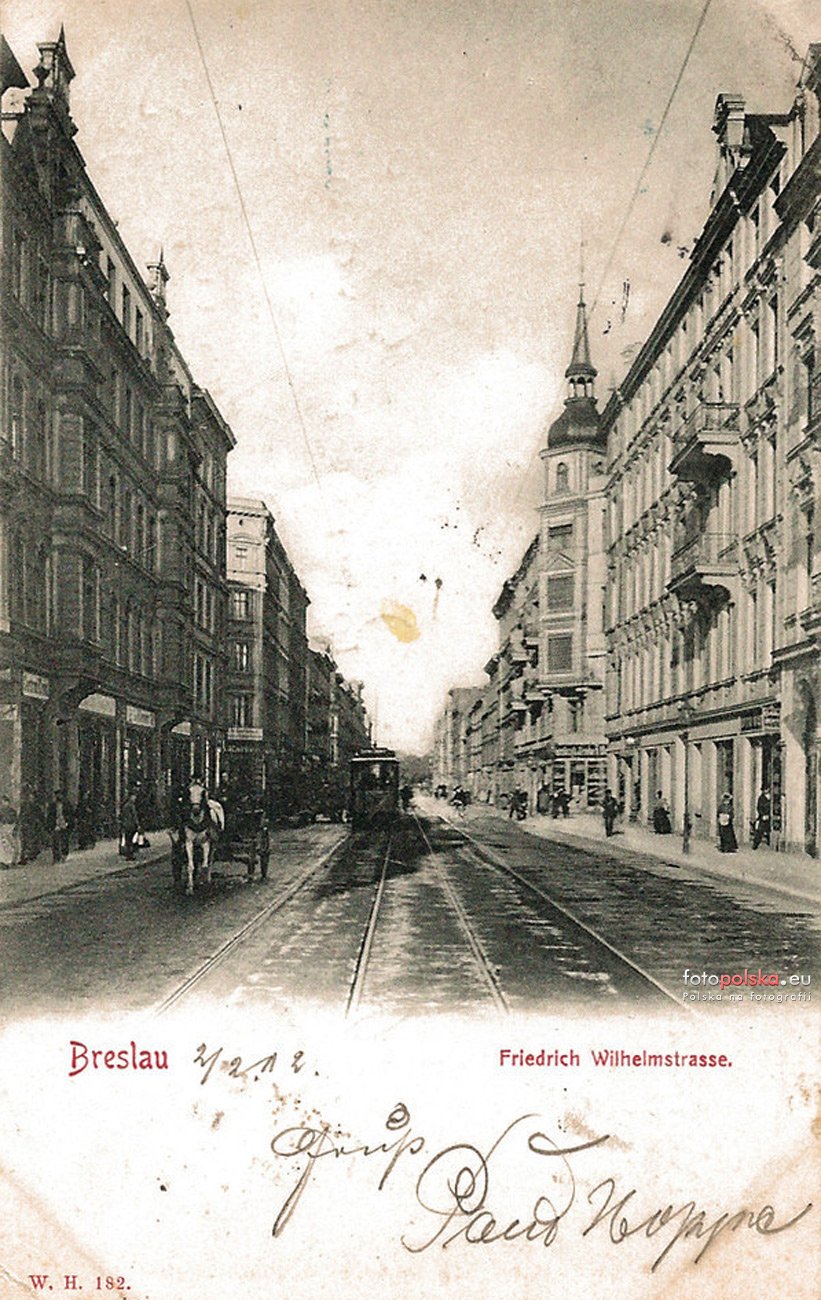 Ulica Legnicka w czasach Breslau
