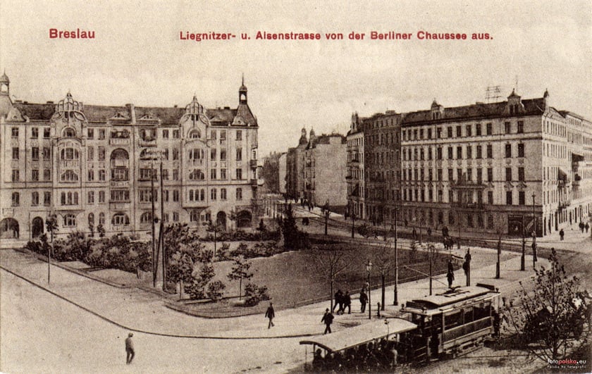 Ulica Legnicka w czasach Breslau