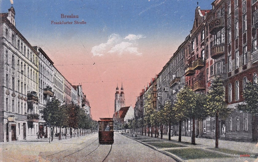 Ulica Legnicka w czasach Breslau