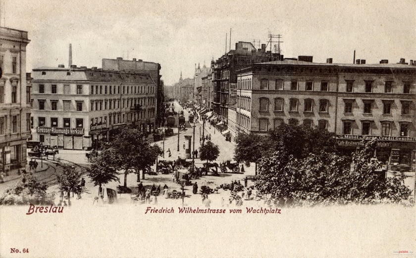 Ulica Legnicka w czasach Breslau