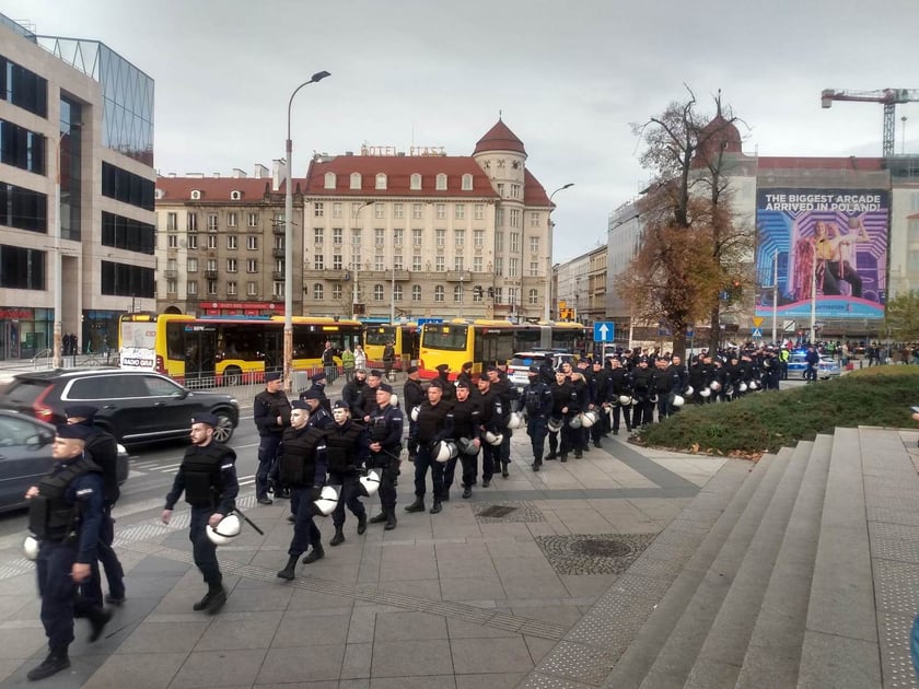 Na zdjęciu demonstracja narodowców z okazji 11 listopada