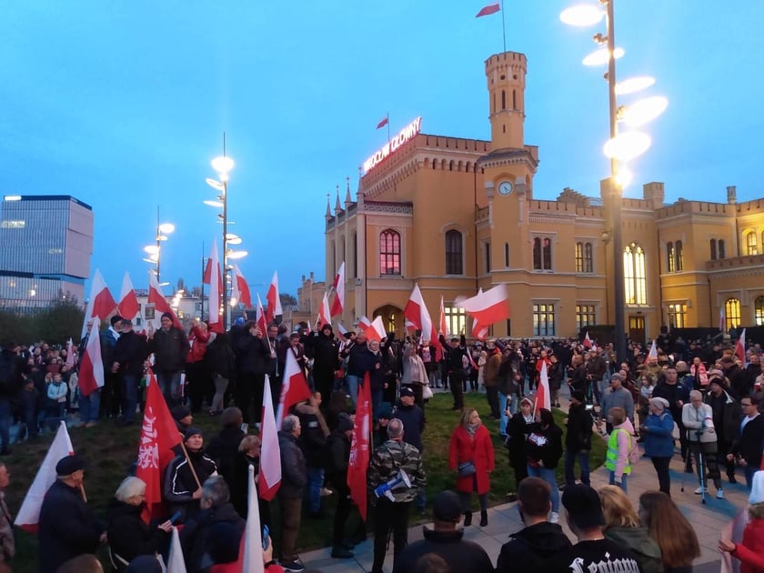 Na zdjęciu demonstracja narodowców z okazji 11 listopada